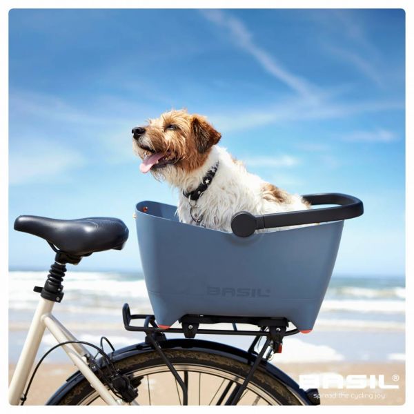 Basil Buddy Hundefahrradkorb pastellblau