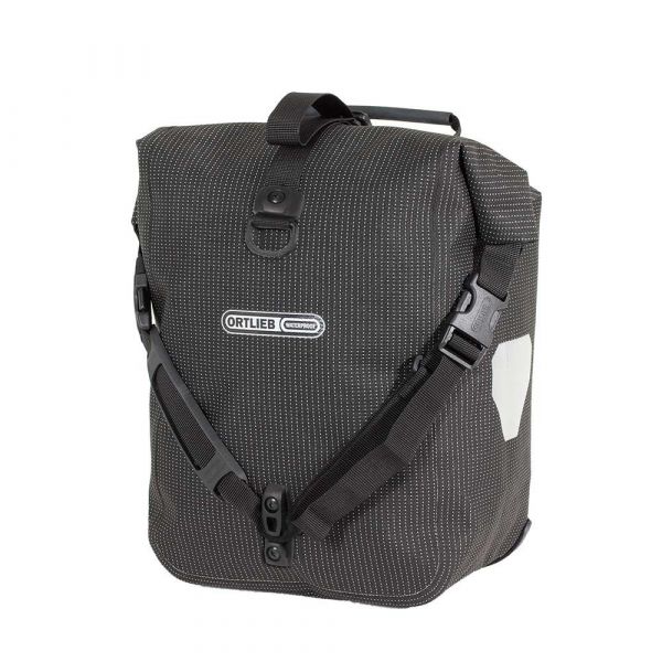Ortlieb Sport-Roller High Visibility Packtaschenset black - reflective