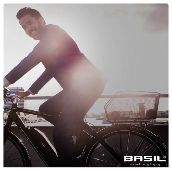 Basil Icon Fahrradkorb hinten, schwarz